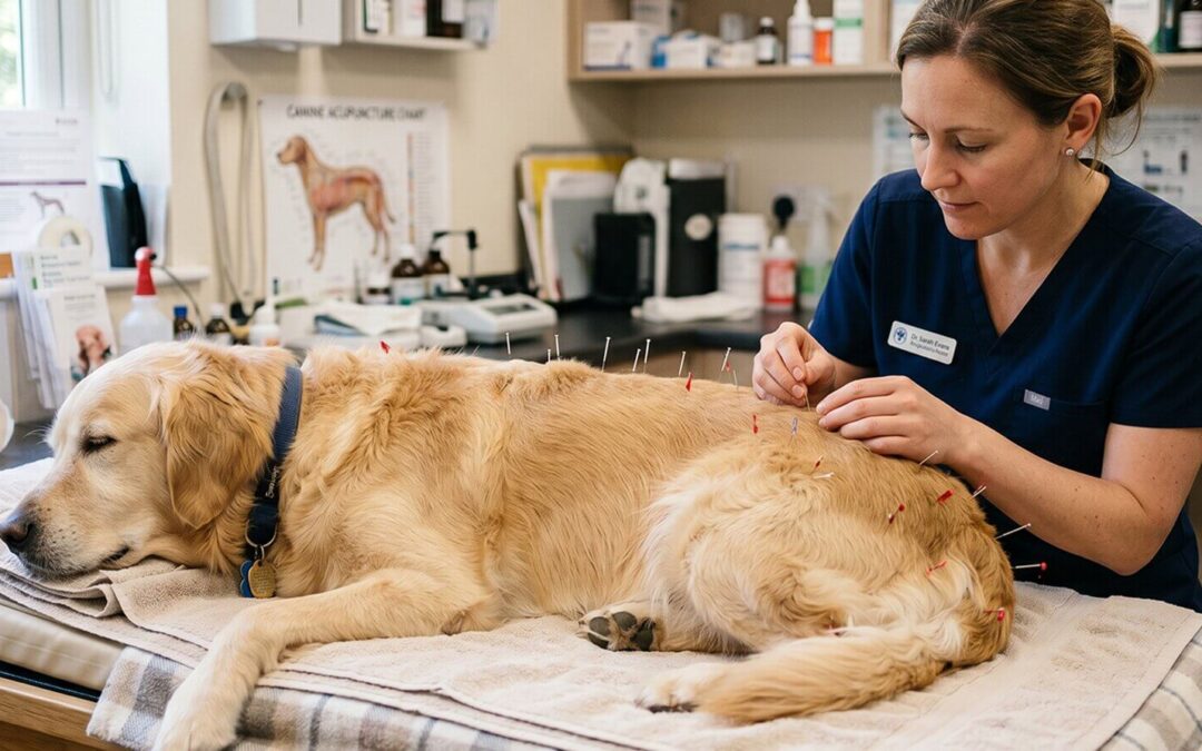 Acupuntura para tu perro: ¿qué es y cuándo ayuda?