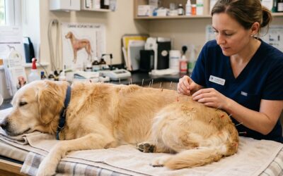 Acupuntura para tu perro: ¿qué es y cuándo ayuda?
